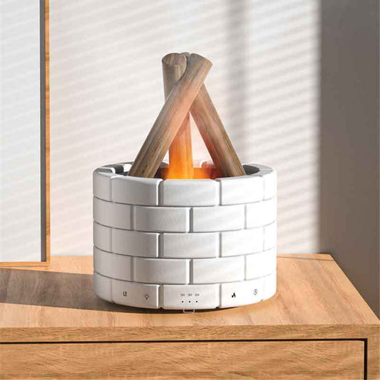 Household Simulation Flame Humidifier Aroma Diffuser